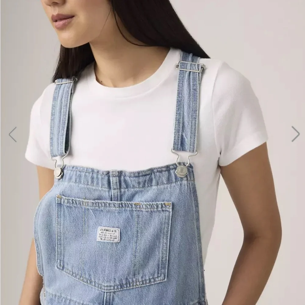 Levi's  Blue Denim Overalls - Picture 8 of 14